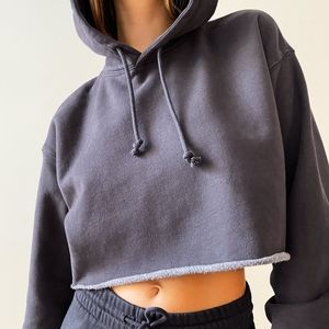 COPY - TNA Cozyaf Cropped Boyfriend Hoodie